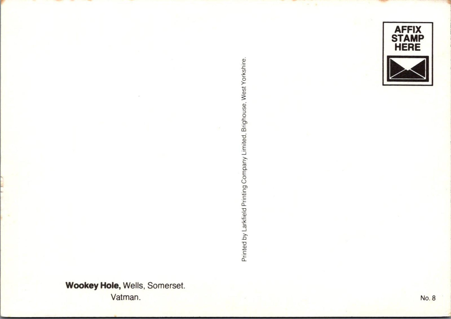 Somerset Postcard-Master Craftsman at Work, Wookey Hole Paper Mill, Wells XT1168