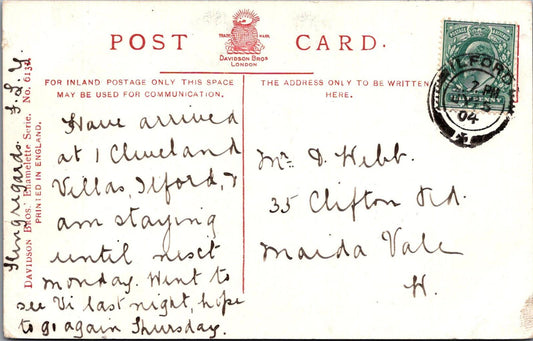Theatrical Postcard: Miss Jessie Bateman Edwardian Actress Stage Theatre XT2863