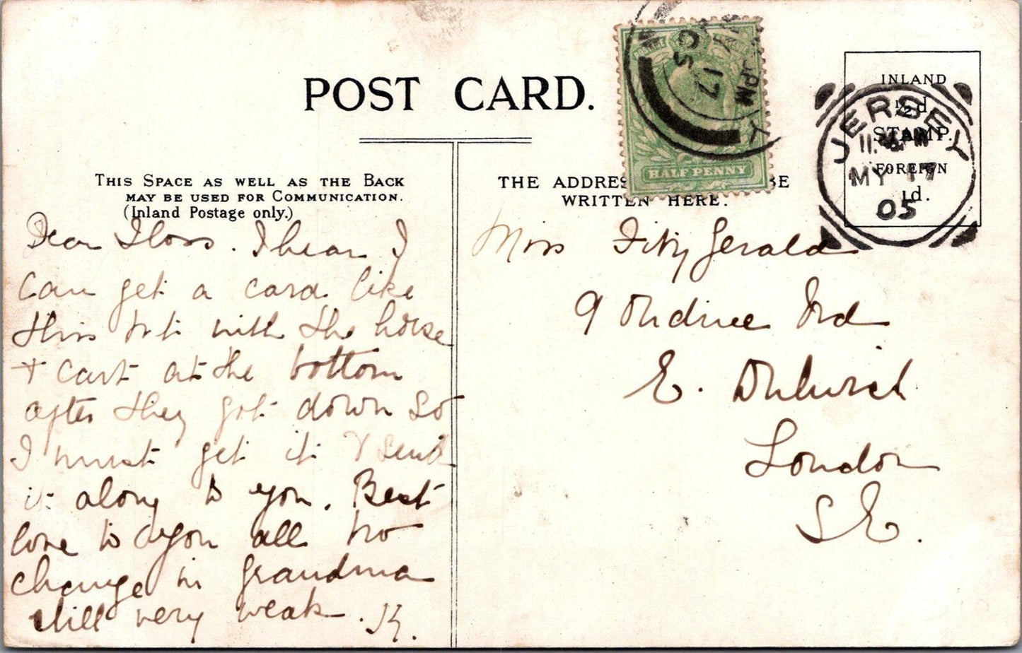 Jersey Postcard: St.John’s Road Steps,Scenic Coastal View,Channel Islands XT1959