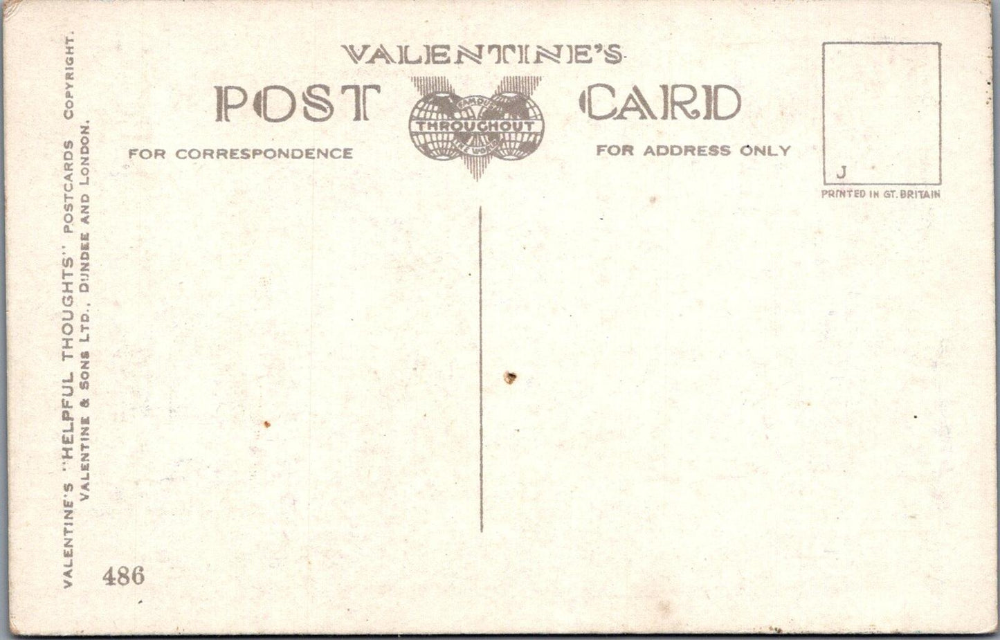 Religious Postcard: The Gate of the Year Poem by Minnie Louise Haskins XT1988