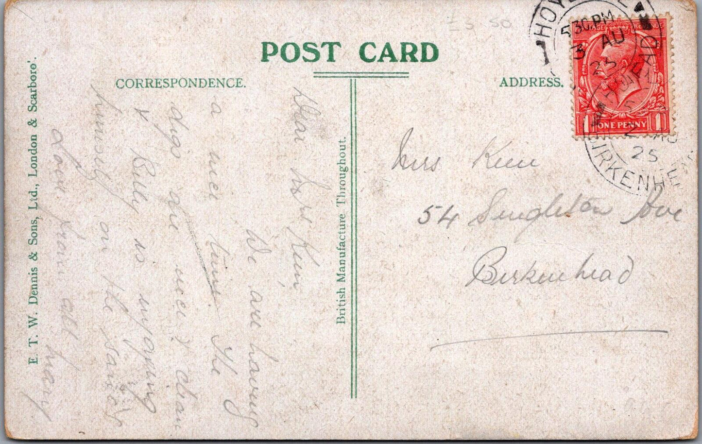 Cheshire Postcard: Market Street Hoylake Street Scene Garden Parade XT2062