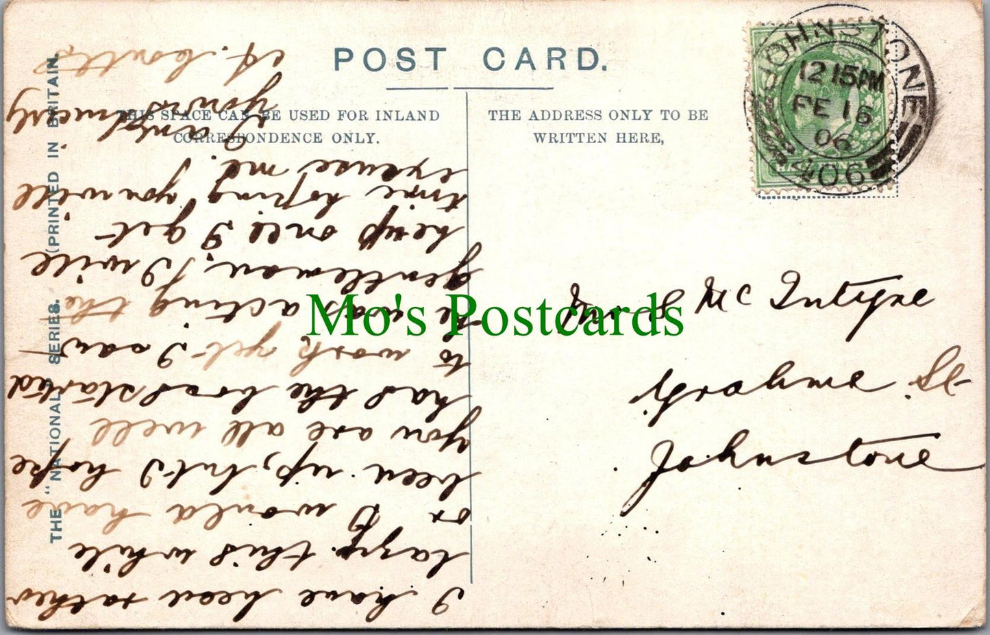 Scotland Postcard - Forth Winding & Stirling Castle RS33301
