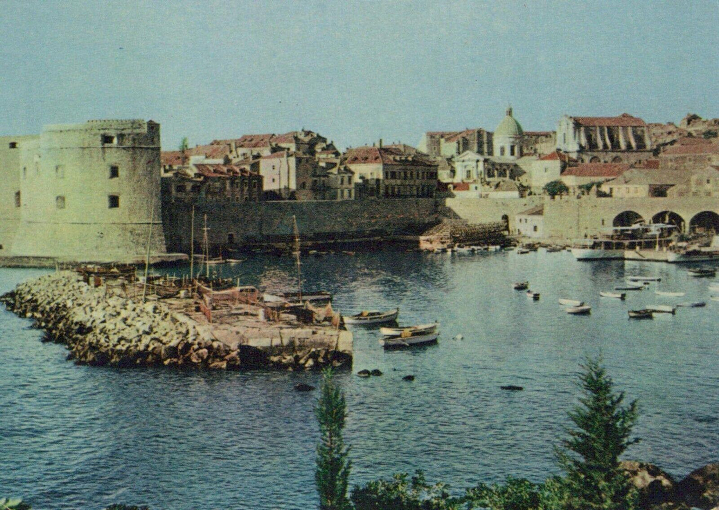 Croatia Postcard - View of Dubrovnik RRR109