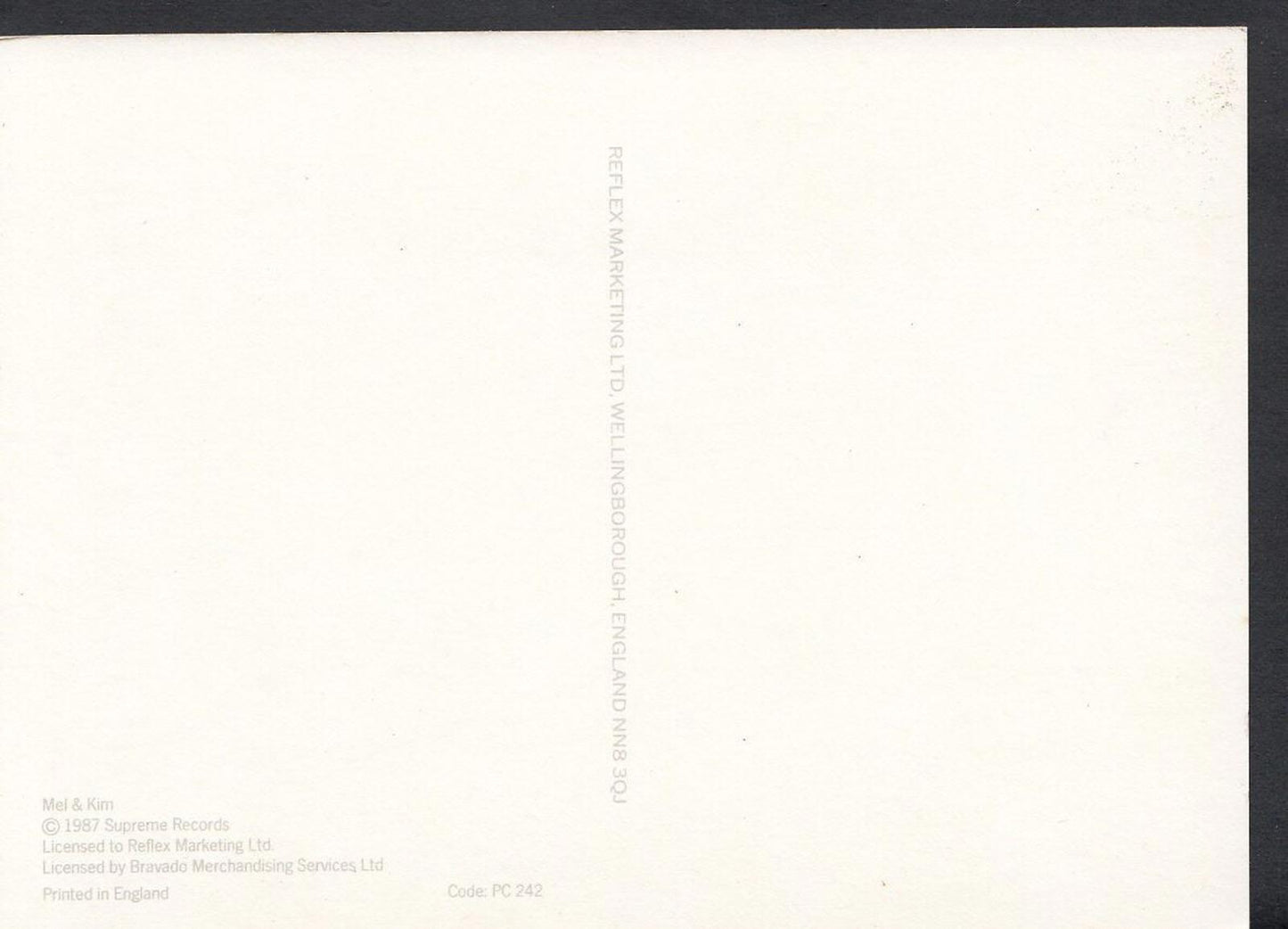 Music Postcard - Pop Duo Mel & Kim - Mel Appleby & Kim Appleby E333