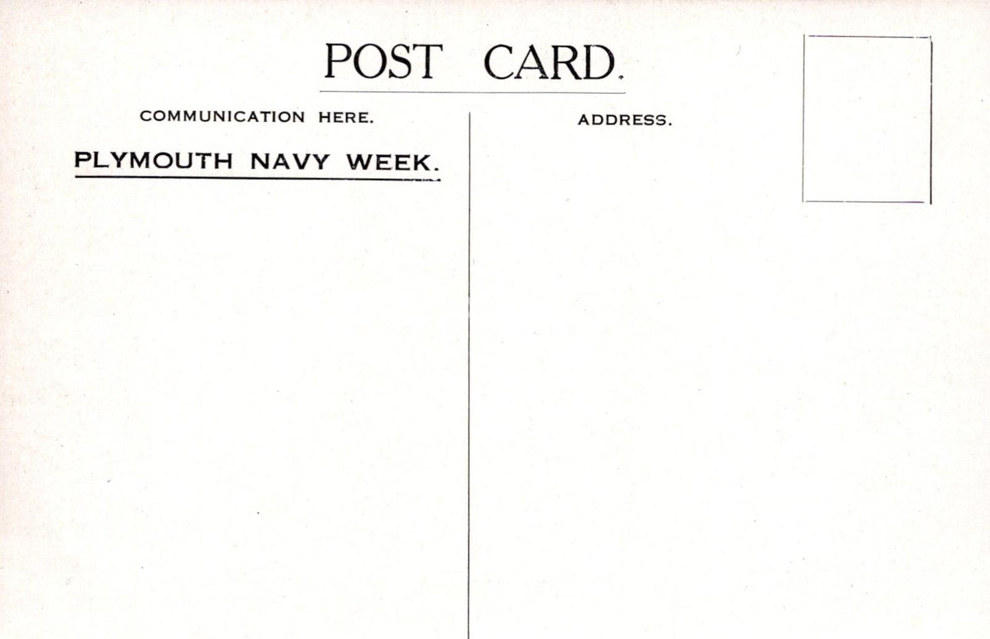 Navy History Postcard - Plymouth British Royal Navy Week, Broadsides XT84