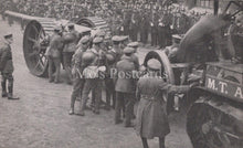 Load image into Gallery viewer, Military Postcard - British Army Moving a Heavy Gun, WWI Soldiers - XT129
