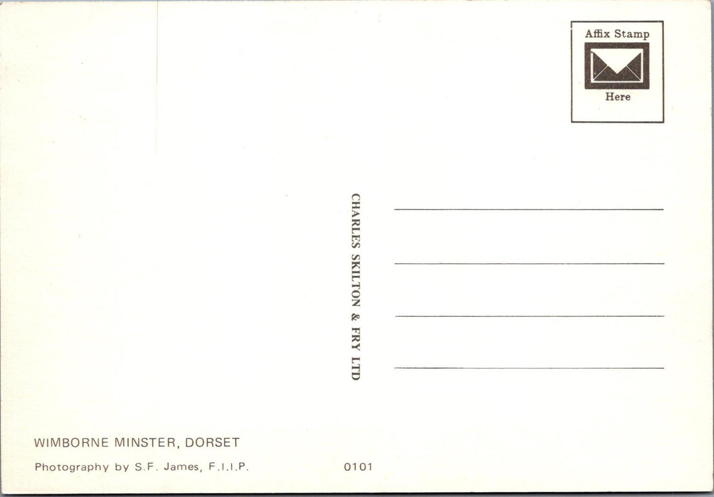 Dorset Postcard - Wimborne Minster RRR1404