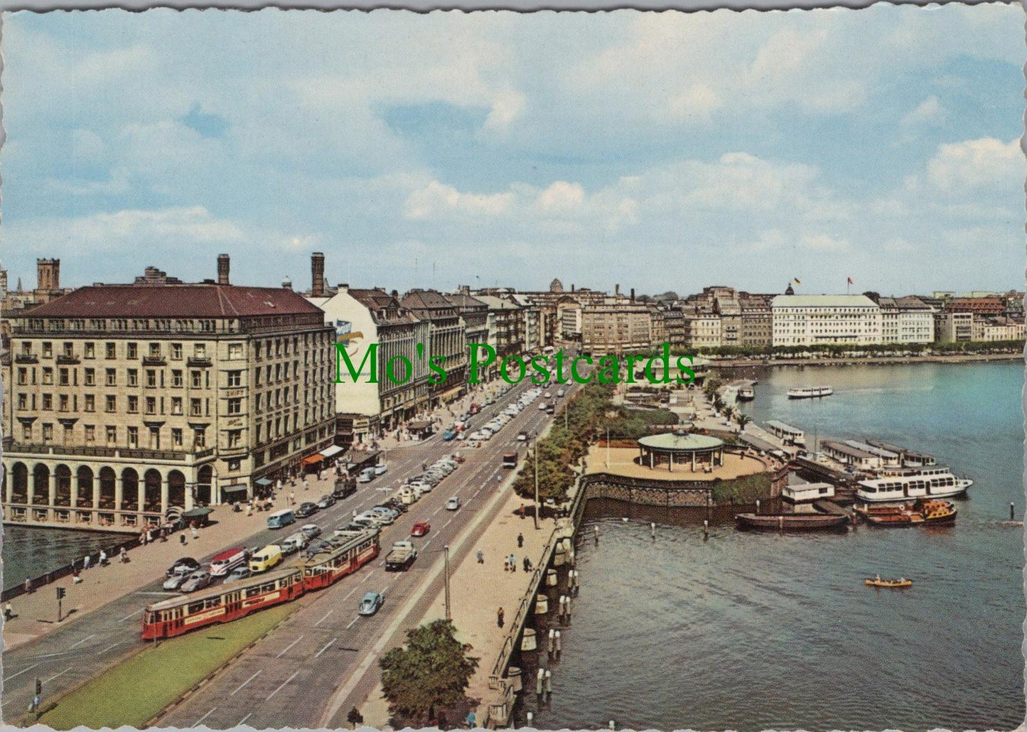 Germany Postcard - Hamburg, Jungfernstieg RRR1328