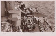 Load image into Gallery viewer, Naval History Postcard - H.M.S.Nelson Port Battery, British Royal Navy XT82