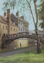 Load image into Gallery viewer, Cambridgeshire Postcard - Cambridge - Queens' College Bridge RRR1371