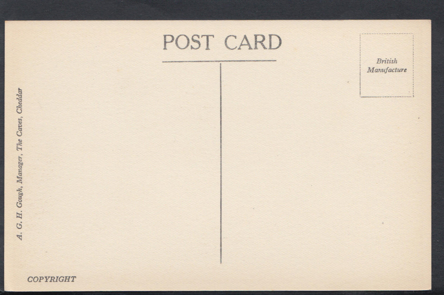 Somerset Postcard - View of Cave From Swiss Village, Cheddar RS6770