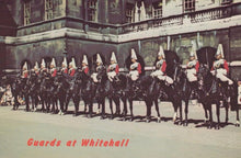 Load image into Gallery viewer, Military Postcard - Changing The Guard Ceremony, Whitehall, London RR22720