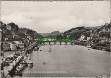 Load image into Gallery viewer, Cornwall Postcard - Looe Harbour and Bridge Ref.RR14439