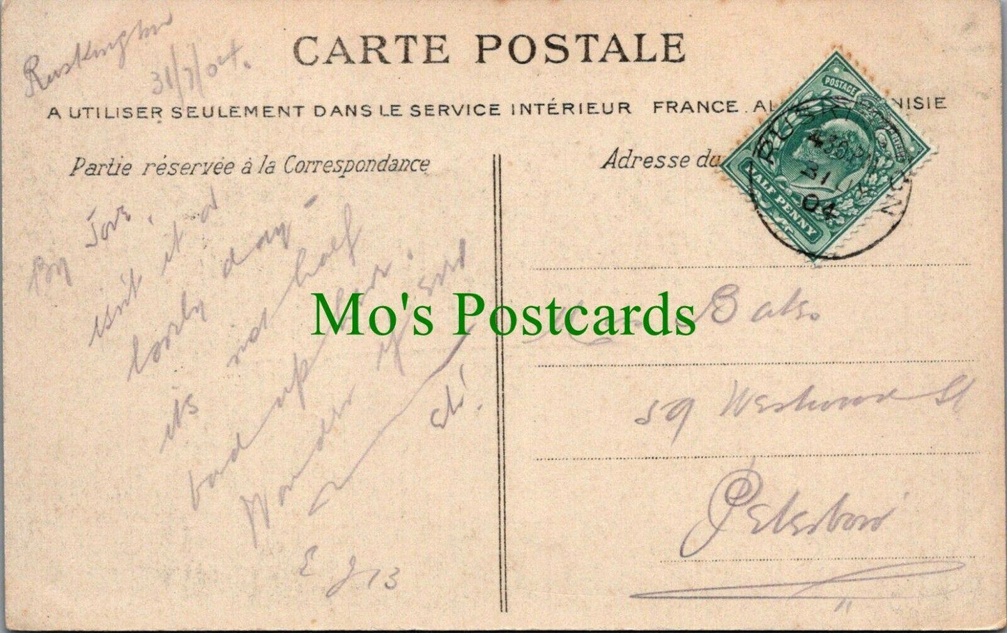 France Postcard - La Normandie, Carteret - Le Phare / Lighthouse RS28682