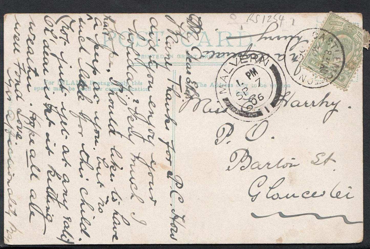Worcestershire Postcard - In The Gardens, Malvern RS1254
