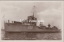 Load image into Gallery viewer, Shipping Postcard - Royal Navy, HMS Vimy, British Destroyer, D33 - RS39880