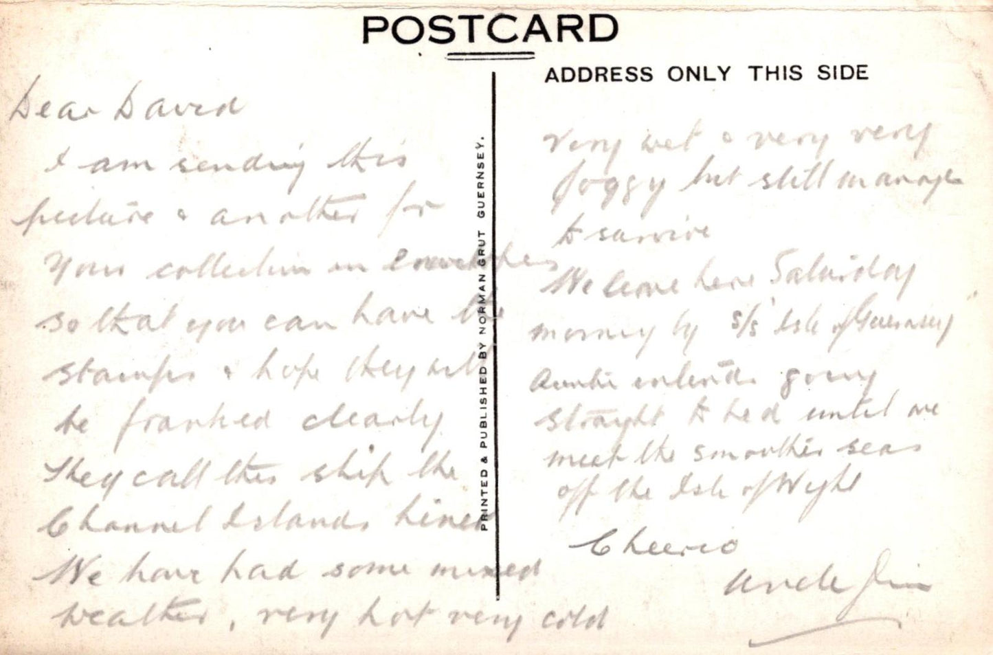 Shipping Postcard - S.S.St Patrick Entering St Peter Port Harbour, Guernsey XT79