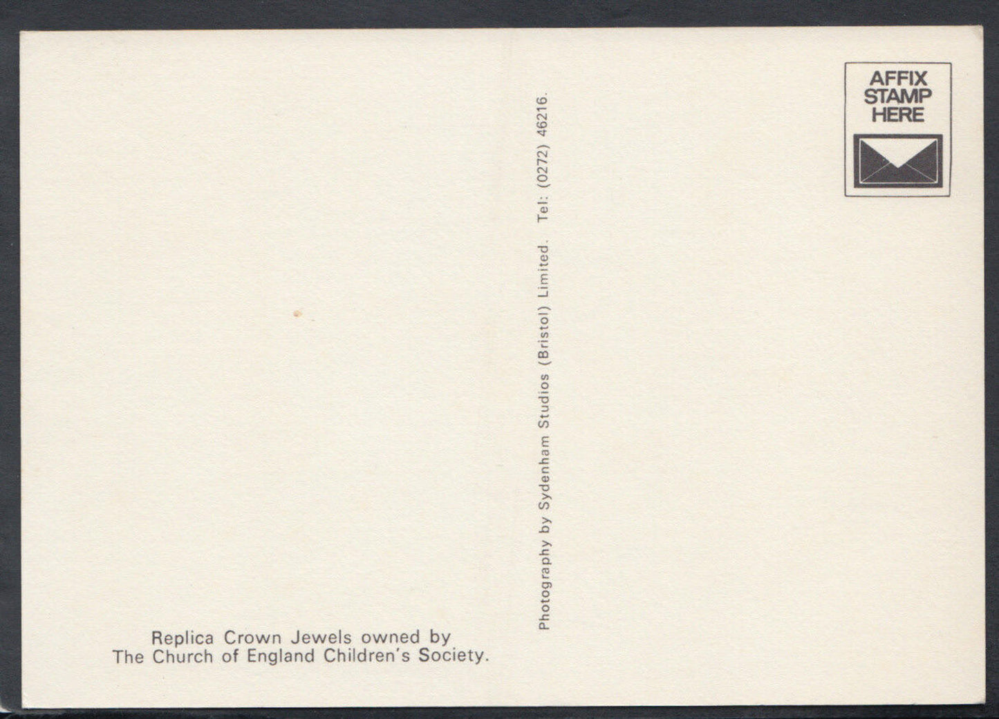 Royalty Postcard - Replica Crown Jewels Owned By Church of England RR4788