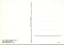 Load image into Gallery viewer, Somerset Postcard - Bath - The Drawing Room, No 1 Royal Crescent RRR1367