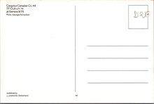 Load image into Gallery viewer, Aviation Postcard - Cargolux Canadair CL-44 Aeroplane at Geneva RR18709