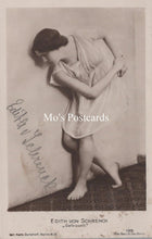 Load image into Gallery viewer, Theatrical Postcard - Edith Von Schrenck Dancer, Dancing, Signed RS40479