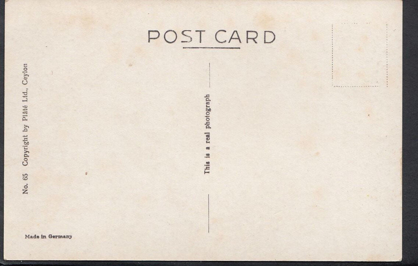 Sri Lanka Postcard: Main Street, Pettah, Colombo, Ceylon C1287