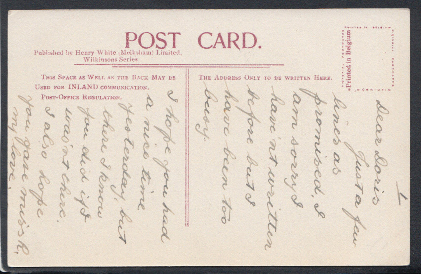 Wiltshire Postcard - South Wraxhall Church RS13581