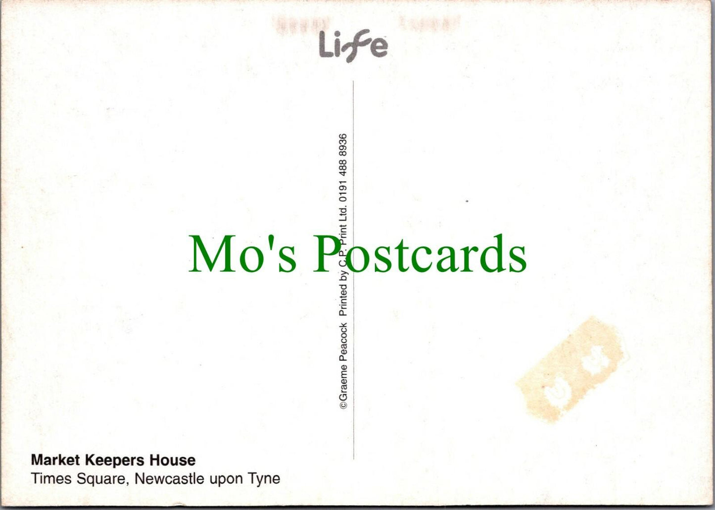 Northumberland Postcard - Market Keepers House, Newcastle Upon Tyne RRR1087