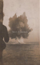 Load image into Gallery viewer, Naval History Postcard - British Royal Navy on Operations and a Mine XT71
