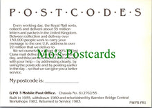 Load image into Gallery viewer, Road Transport Card - Royal Mail G.P.O 3 Mobile Post Office Ref.RR14617