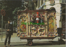 Load image into Gallery viewer, Netherlands Postcard - Musical - Music - A Typical Amsterdam Streetorgan RR14352