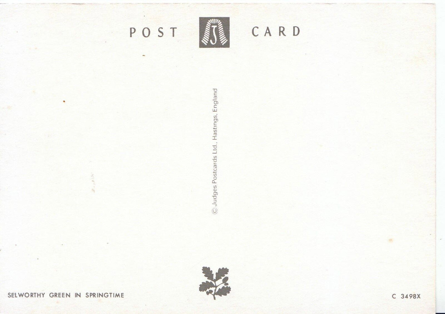 Somerset Postcard - Selworthy Green in Springtime SM120