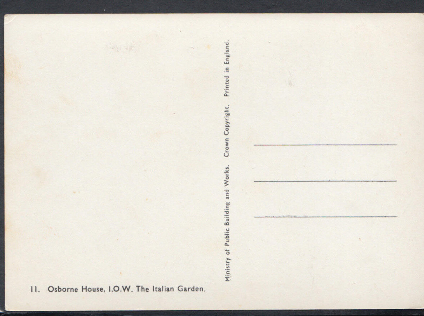 Isle of Wight Postcard - Osborne House - The Italian Garden RR4868