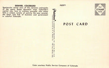 Load image into Gallery viewer, America Postcard - Aerial View of Denver, Colorado RS22001