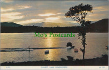 Load image into Gallery viewer, Cumbria Postcard - Sunset, Lake Windermere - The Lake District RS32158