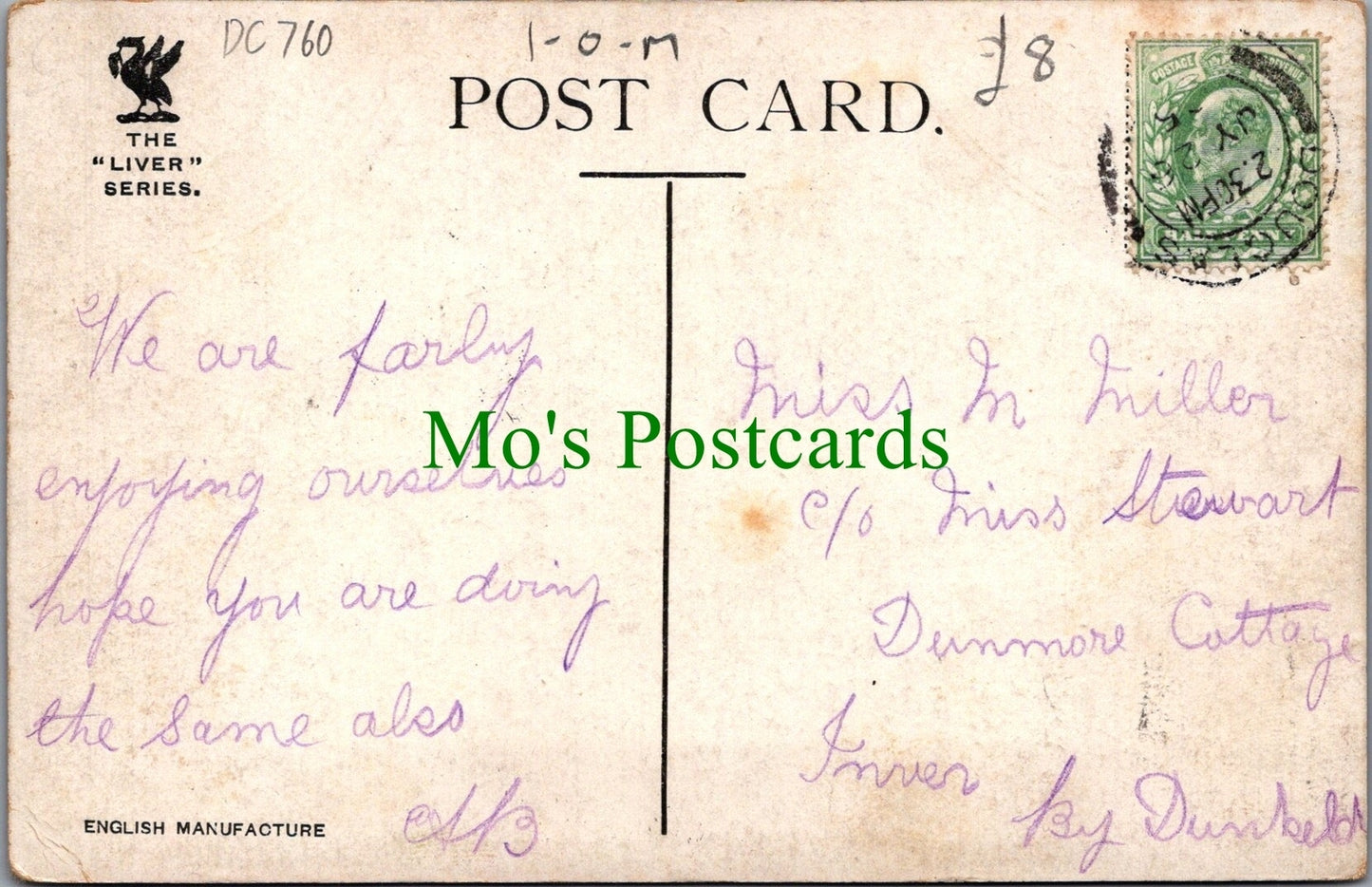 Isle of Man Postcard: The Manx Electric Railway, Groudle Railway Station DC760
