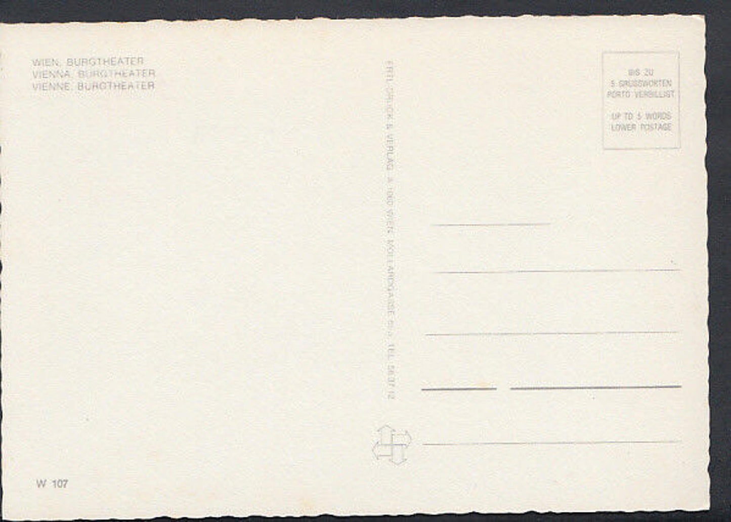 Austria Postcard - Vienna - Burgtheater RR2385