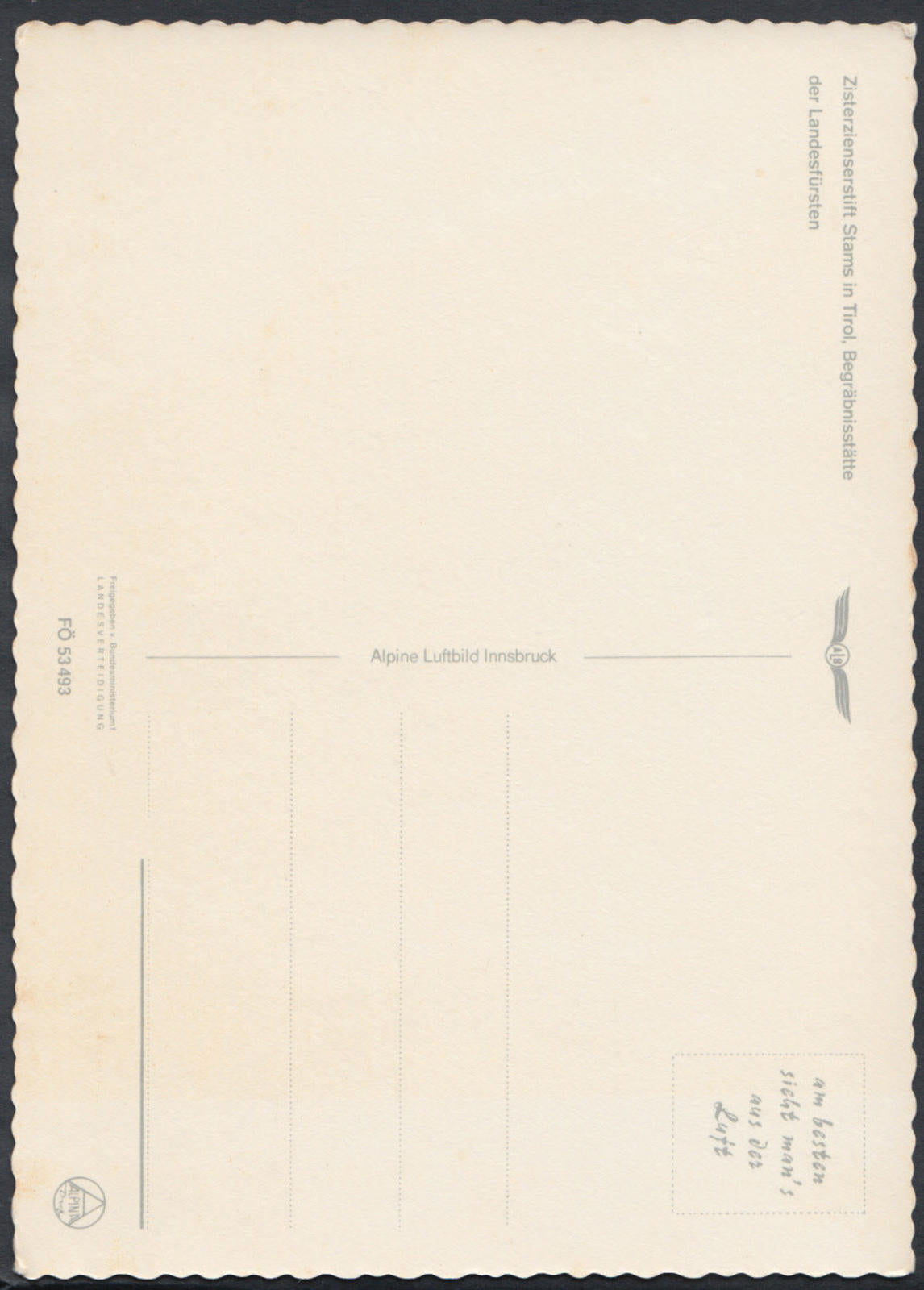 Austria Postcard - Zisterzienserstift Stams in Tirol, Begrabnisstatte RR2727