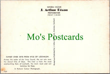 Load image into Gallery viewer, Scotland Postcard - Sunset Over Skye From Kyle of Lochhalsh RR19897