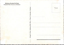 Load image into Gallery viewer, Austria Postcard - Salzburg, Erzabtei St Peter, Hauptschiff RRR1496