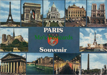 Load image into Gallery viewer, France Postcard - Paris Souvenir - Île-de-France RRR1364