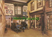 Load image into Gallery viewer, Yorkshire Postcard-York Castle Museum,Half Moon Court,Colibri Motor Car RR15507