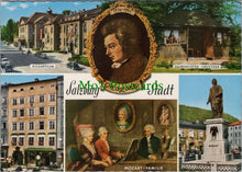 Load image into Gallery viewer, Austria Postcard - Salzburg Stadt, Mozarteum, Mozart Familie RR19067
