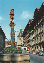 Load image into Gallery viewer, Switzerland Postcard - Bern - Bagpiper Fountain RRR1315