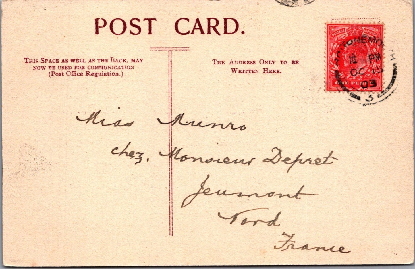 Dorset Postcard: Bournemouth Childrens Corner Stream Park Resort 1903 XT3474