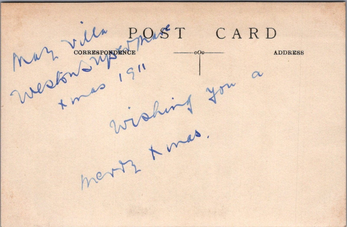 Fashion Postcard: Family Studio Portrait Smart Dress Highland Kilt RPPC XT5628