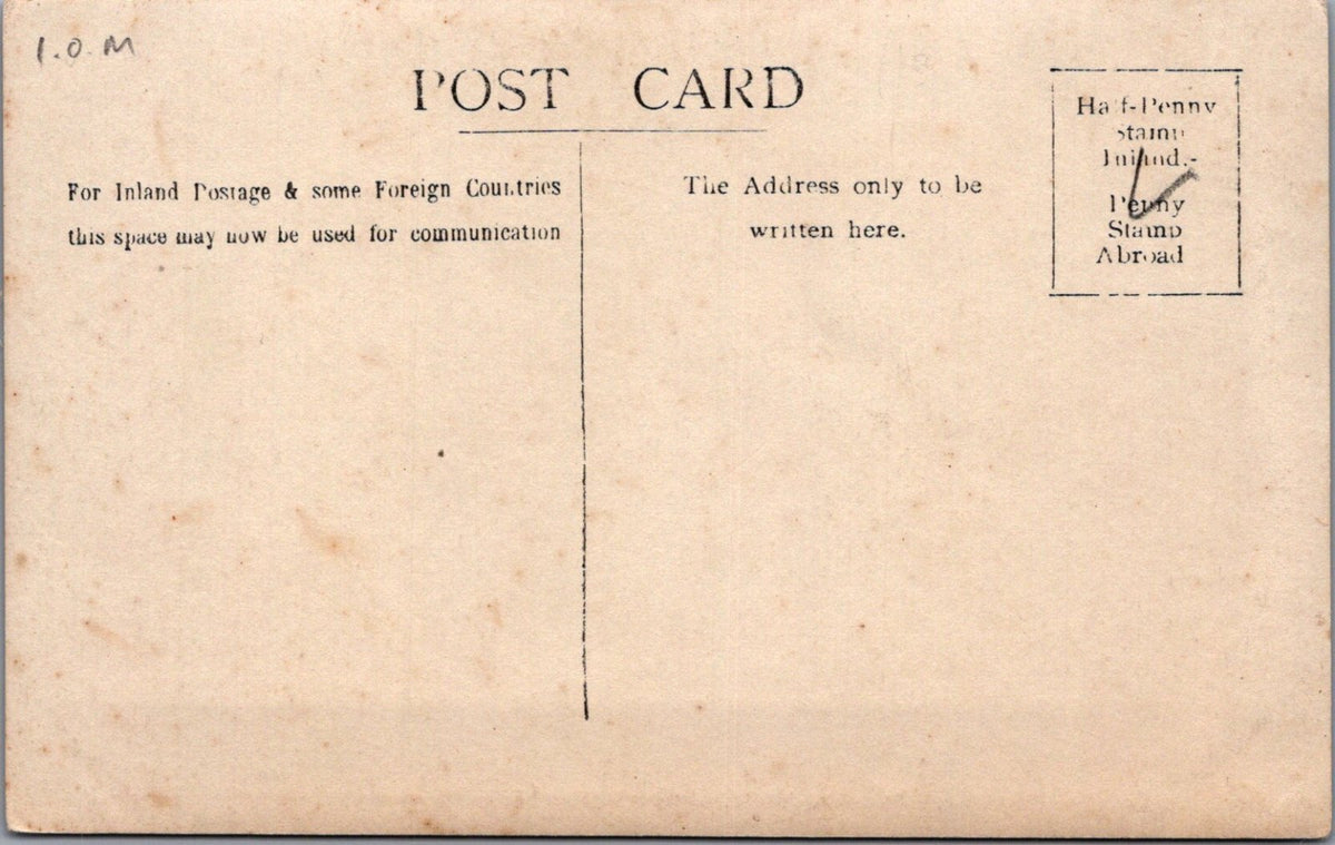 Isle Of Man Postcard: Tynwald Hill St Johns Church Spire View 1910s XT5386