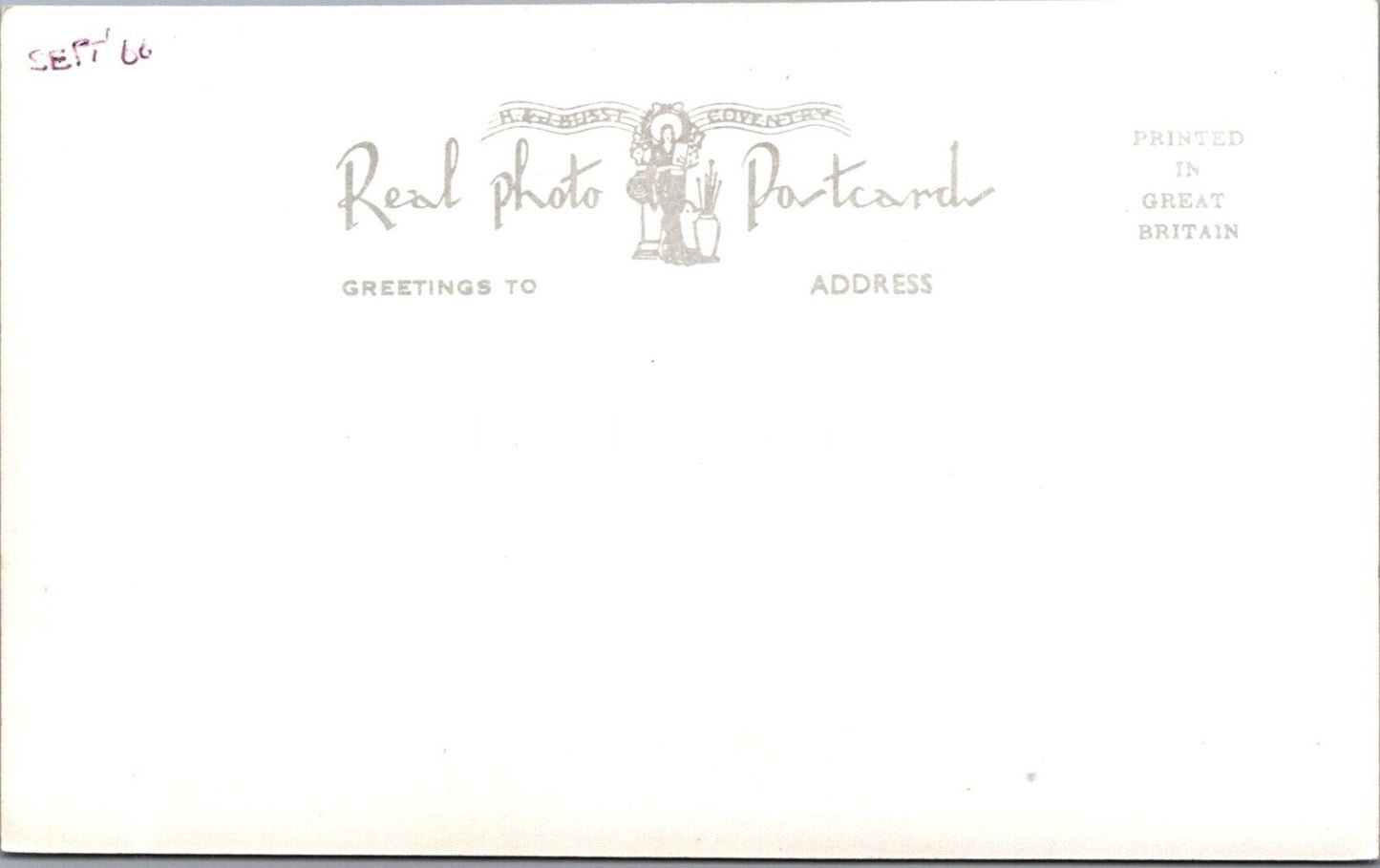 Warwickshire Postcard:Coventry Grey Friars Green Three Spires RPPC 1960's XT3665