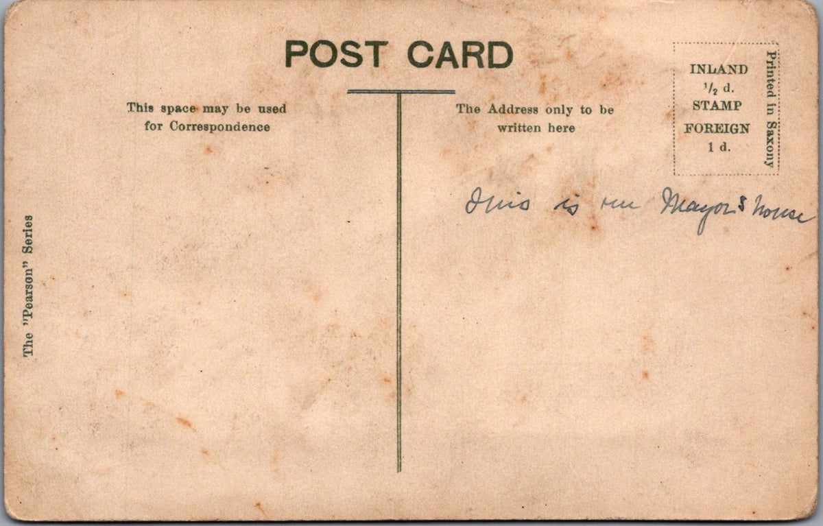 Lancashire Postcard: Langroyd House Colne Manor Hall Mansion Grounds XT5549