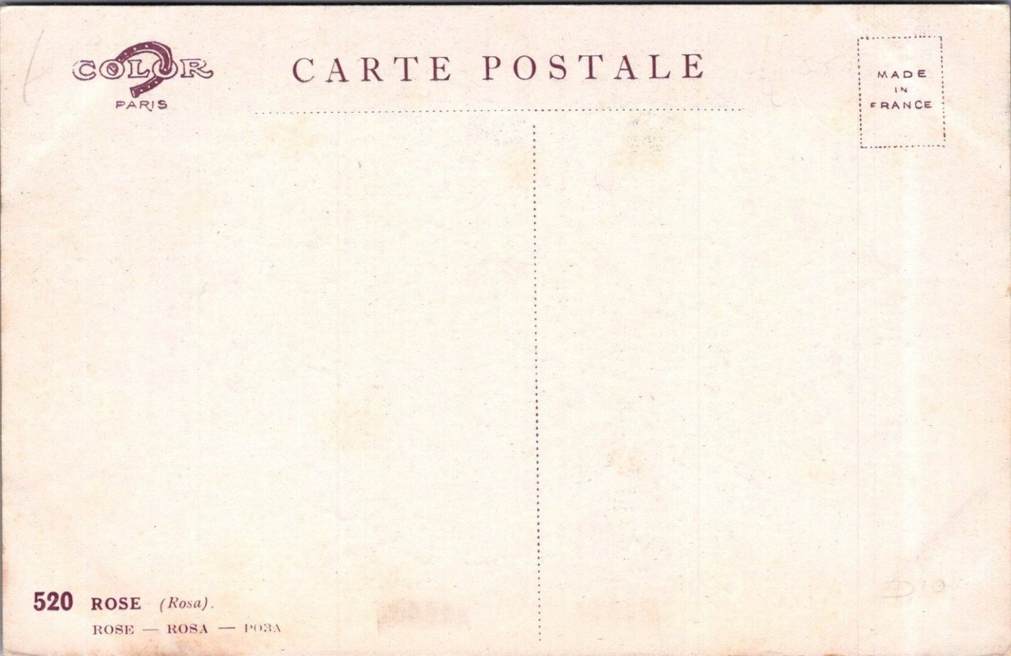 Flowers Postcard: Rose Rosa Red Blossom Stem Signed Barde 1910s XT3582